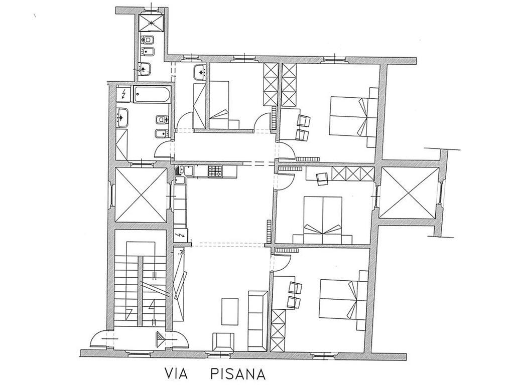 Appartamento Porta San Frediano Firenze Eksteriør billede